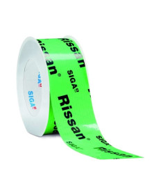 Rissan high-performance adhesive tape for permanent airtight bonding of vapour control layers as used by Midland Insulation